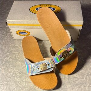Dr. Scholl's Holographic Wood Exercise Sandals - Size 8